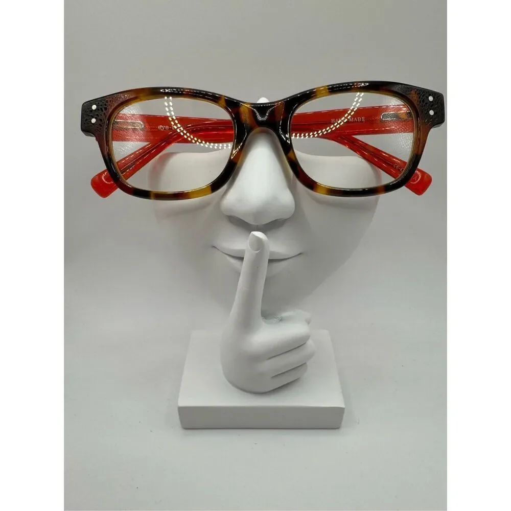 eyebobs Fizz Ed eyeglass frames brown tortoiseshell and clear red new without ca